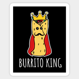 Burrito King Funny Burrito Sticker